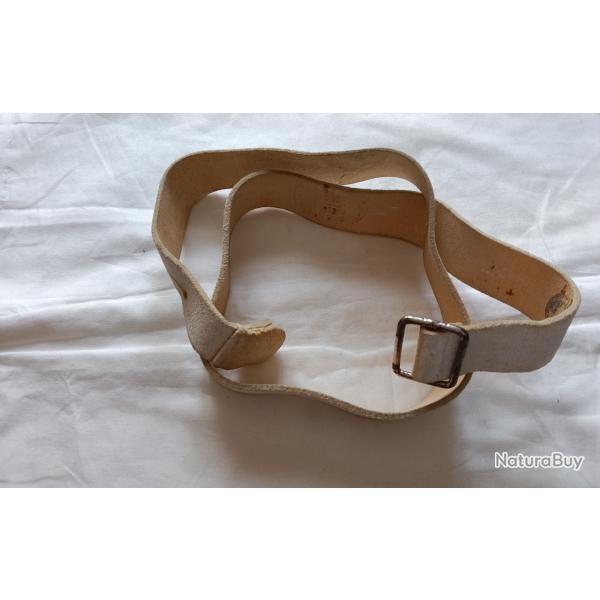bretelle buffle blanc pour Lebel , mousqueton ou autre