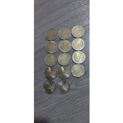 Vend lot piece de monnnaie 2 euros