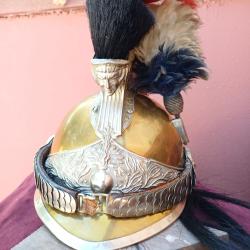 Casque de :GENDARMERIE" &agrave; "CHEVAL Mle. 1912  TBE .