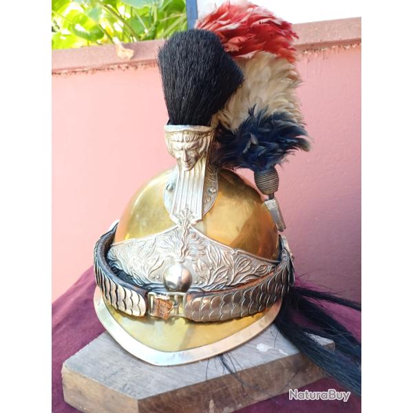 Casque de :GENDARMERIE" � "CHEVAL Mle. 1912  TBE .