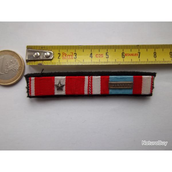 rappel barrette d�coration Alg�rie collection militaire