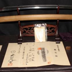 Katana Kashu Katsuie - Tradition Hashizume/Aoe - Ecole Darani - Muromachi-Sengoku - Certifi&eacute;