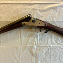 Fusil Verney Carron juxtapos&eacute; Helicobloc contre platine 16/70