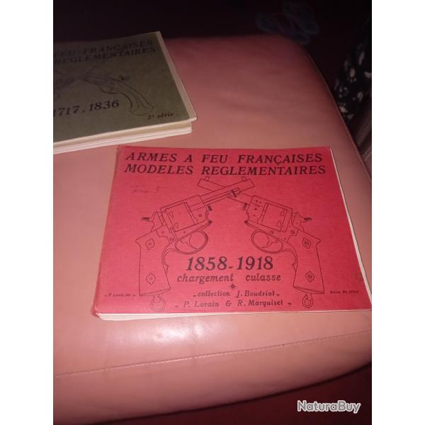 Livres  ARMES A FEU FRAN�AISES 1717-1836 et 1858-1918