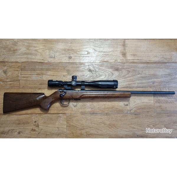 Carabine ANSCHUTZ 1517 D HB cal.17 HMR + lunette BUSHNELL Elite Tactical 5-15x40