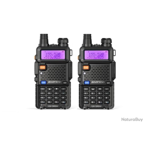 Paire de 2 Talkies-walkies Baofeng UV-5R en boites - 1� SANS PRIX DE RESERVE !