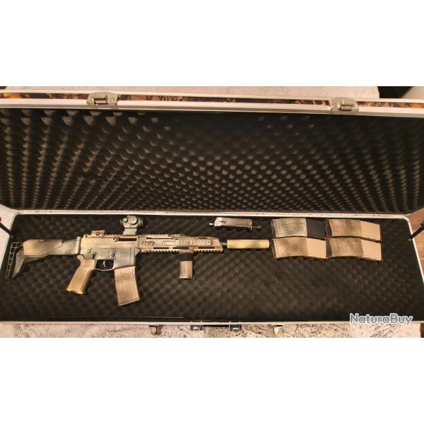 Pack Pr�t � Jouer - GHK G5 GBBR V2 Custom (DMR / Carbine) + 5 Magasins + Accessoires