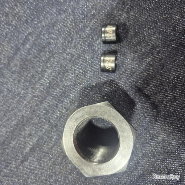 Bague adaptatrice pour presse de rechargement pour outil diametre 1"