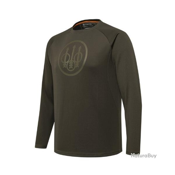 T-SHIRTBERETTA manches longues ortles ls vert moss