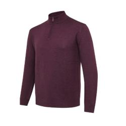 Pull BERETTA demi-zipp&eacute; merino cordovan spirit
