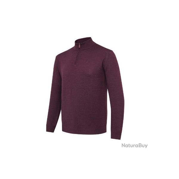 Pull BERETTA demi-zipp� merino cordovan spirit