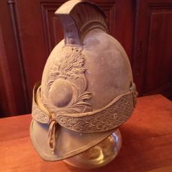 Casque de pompier Mle 1872, campagnard