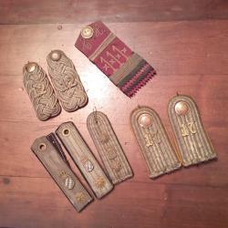 Lot d'&eacute;paulettes Allemandes WW1