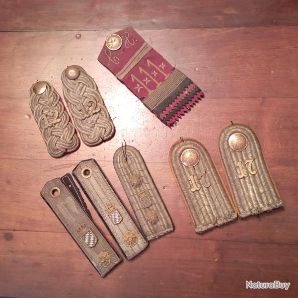 Lot d'�paulettes Allemandes WW1