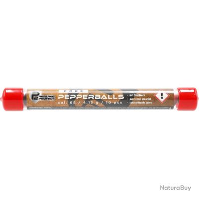 Annonce billes paintball : Umarex P2P CORE D&eacute;fense Pepperballs cal.68, 10 pi&egrave;ces
