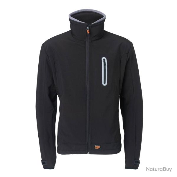Soft Shell chauffante homme, 30seven� 2XL Noir