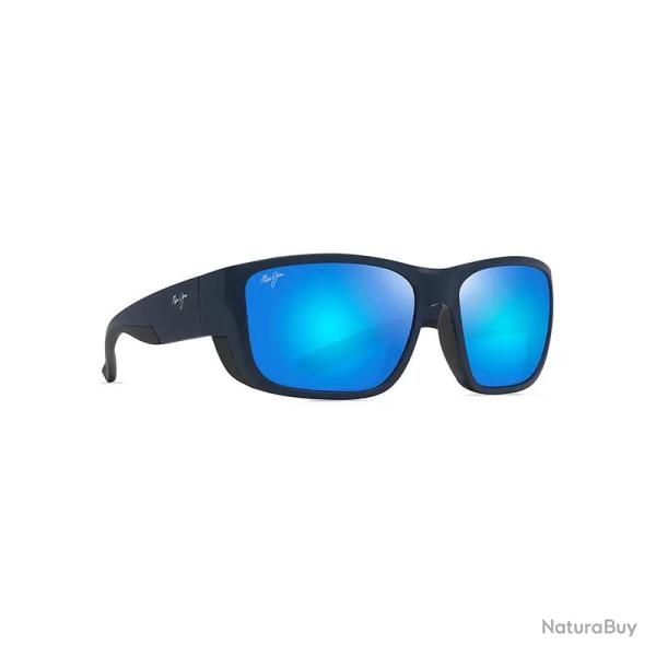 Lunettes polarisantes MAUI JIM Amberjack dark navy W/BLK