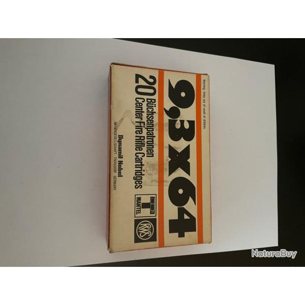 Balles 9,3x64 RWS