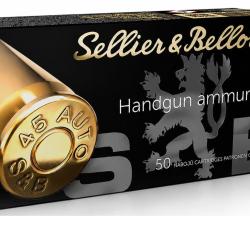 Munitions 45 Auto Sellier & Bellot FMJ 230gr par 500