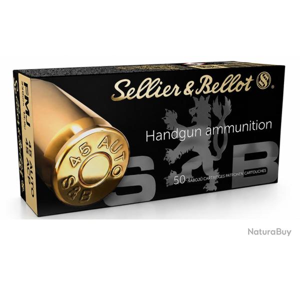 Munitions 45 Auto Sellier & Bellot FMJ 230gr par 500