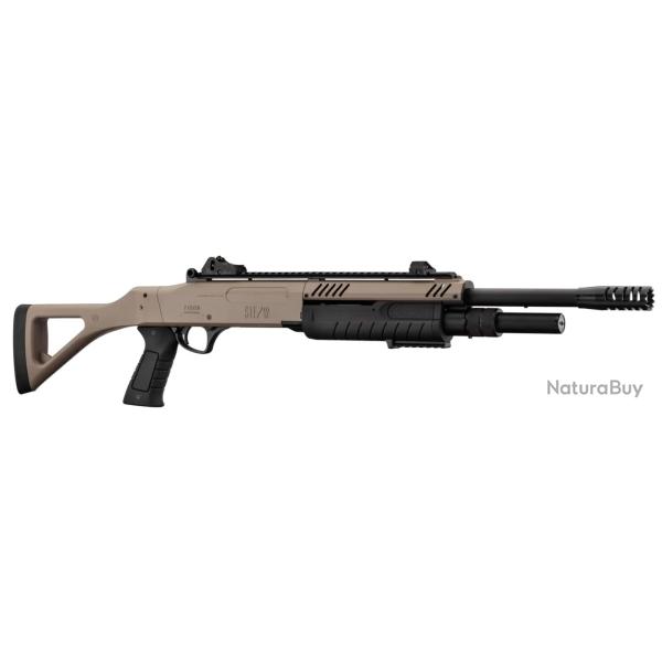 R�plique Fusil � Pompe Fabarm STF/12-18 Ressort 3 Shots FDE 0,8j - BO Manufacture