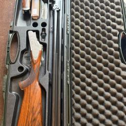 FUSIL SUPERPOSE CHAPUIS SUP ORION C40 ROUND DESIGN - FAUX CORPS CAL 12/76 BON ETAT + MALETTE + CHOKE
