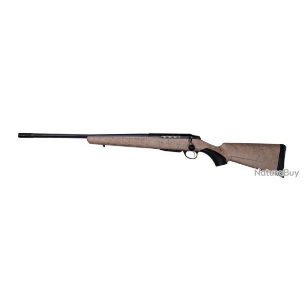 CARABINE TIKKA T3X ROUGHTECH FLUTEE GAUCHER 308WIN NS 3RD 51CM NOIR DESERT 5/8X24FRB