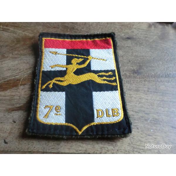 insigne tissu DLB 7� division l�g�re blind�e cavalerie