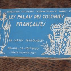 24 CPA - Livret Exposition coloniale internationale 1931