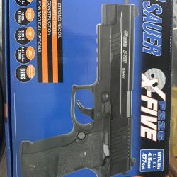 Sig sauer x-five 4,5 mm co2 full m&eacute;tal