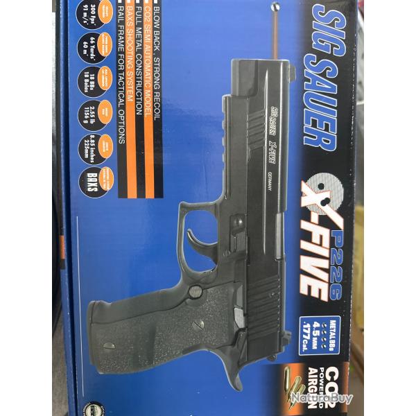 Sig sauer x-five 4,5 mm co2 full m�tal