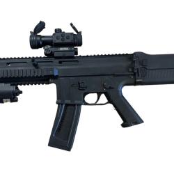 ISSC MK22 - .22 LR - Point rouge Redfield - Laser/Lampe Walther - 2 chargeurs - Occasion