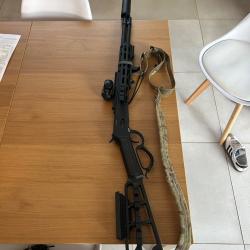 OFFRE !! Carabine Hugtek LVR SXB .44 mag + Silencieux Acheron Corp + Tige guide + boresnake
