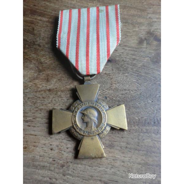 m�daille RF grande guerre croix du combattant