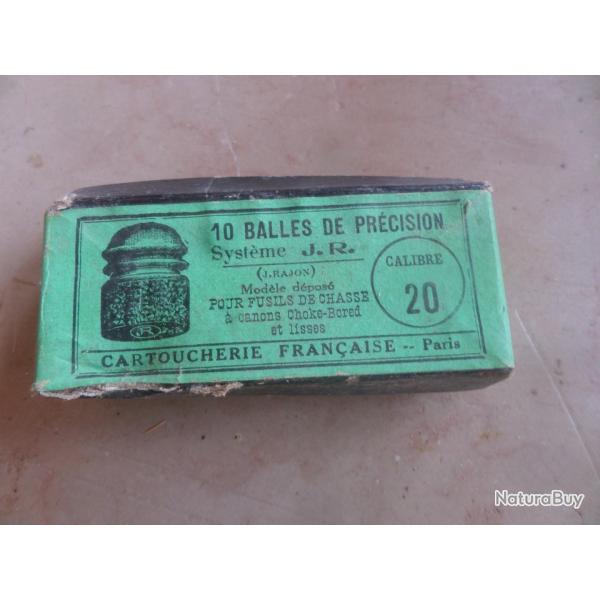 balles calibre 20