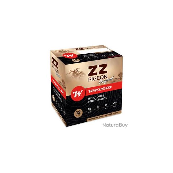 Cartouches 12/70 ZZ Pigeon G2 36gr PB7.5 x 25