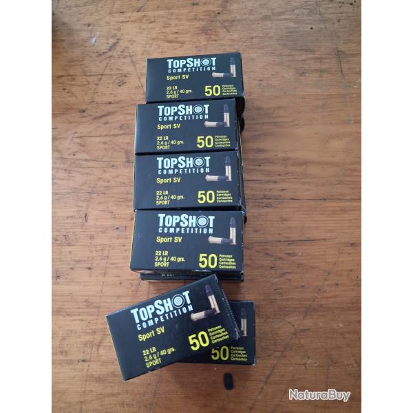 balle 22 LR top shot comp�tion SV