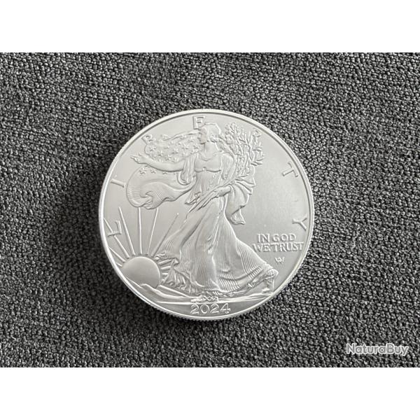 Pi�ce �tats-Unis 1 Dollar argent "American Silver Eagle" 2014