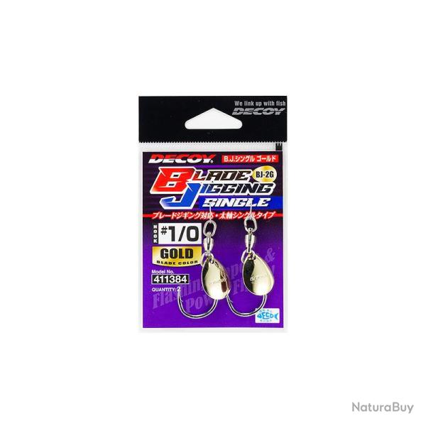 Hame�on assist DECOY BJ-2 Blade jigging single Silver H2/0