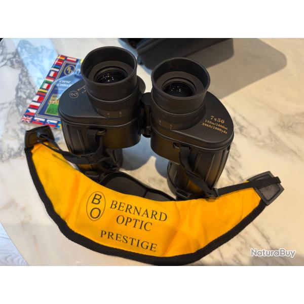 Jumelles marines �tanches 7x50 avec compas HD BERNARD OPTIC
