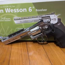 R&eacute;plique Airsoft Revolver 6" Dan Wesson pack pr&ecirc;t &agrave; tirer