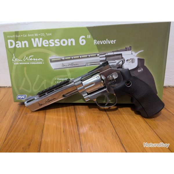 R�plique Airsoft Revolver 6" Dan Wesson pack pr�t � tirer