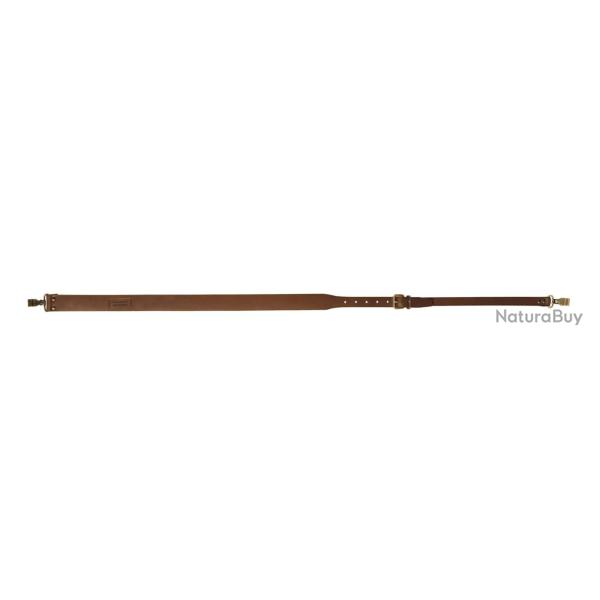 Bretelle Fusil Cuir Gras Mousqueton