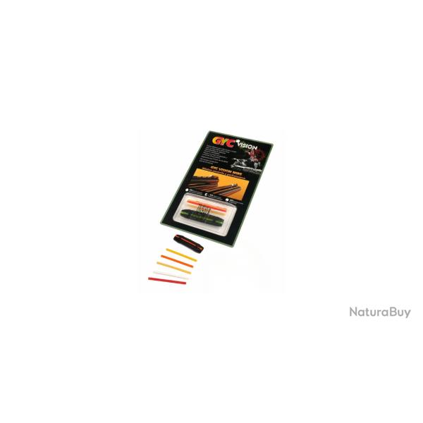 GYC Vision - Guidon lumineux pour fusil - Bande large - Fibres interchangeables - Neuf