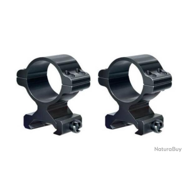 Tasco TS00708 - Colliers 25,4 mm (1") - Hauteur Medium - Aluminium - Neuf