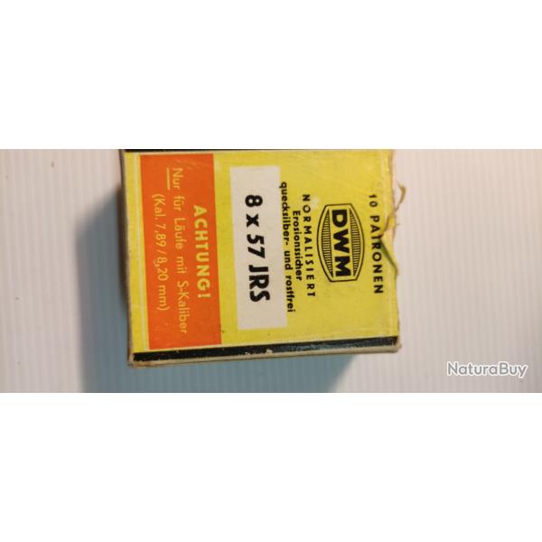 BOITE DE 10 CARTOUCHES DE 8X57JRS DWM
