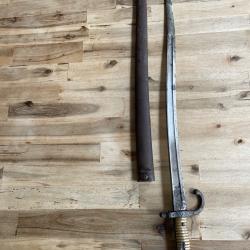 Sabre b&auml;illonnette chassepot manufacture st &Eacute;tienne juillet 1869