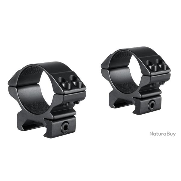 Hawke Match Ring Mounts - Colliers 30 mm - Weaver - Bas - Double vis - Neuf