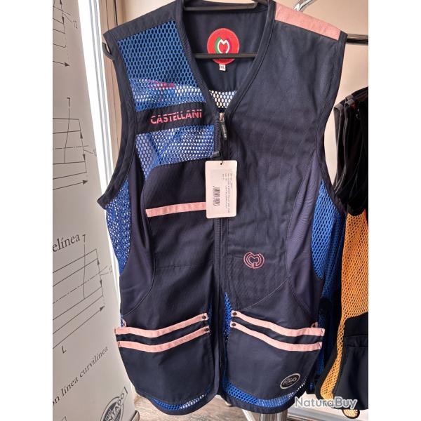 Gilet Castellani Femme sporting Promotion Gaucher