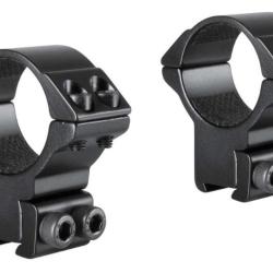 Hawke Match Ring Mounts - Colliers 30 mm - Rail 9-11 mm - Hauts - Neuf